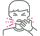 咳が続く